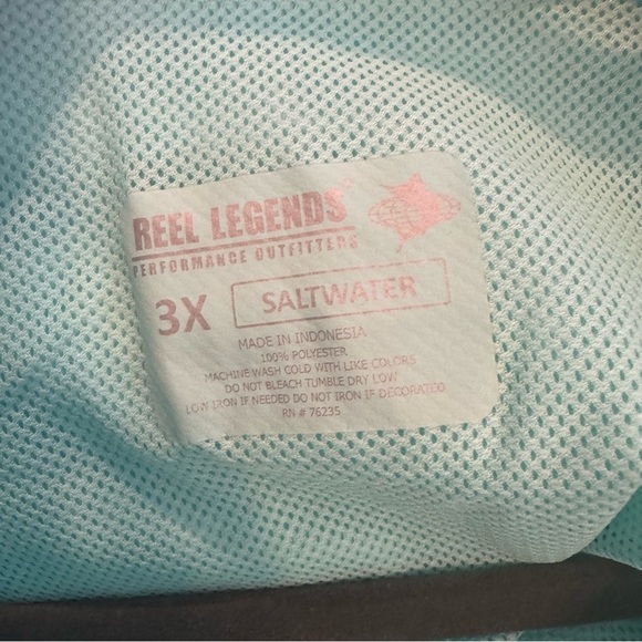 Reel Legends Quick Dry Vented Long Sleeve Roll Tab Shirt - Picture 5 of 5